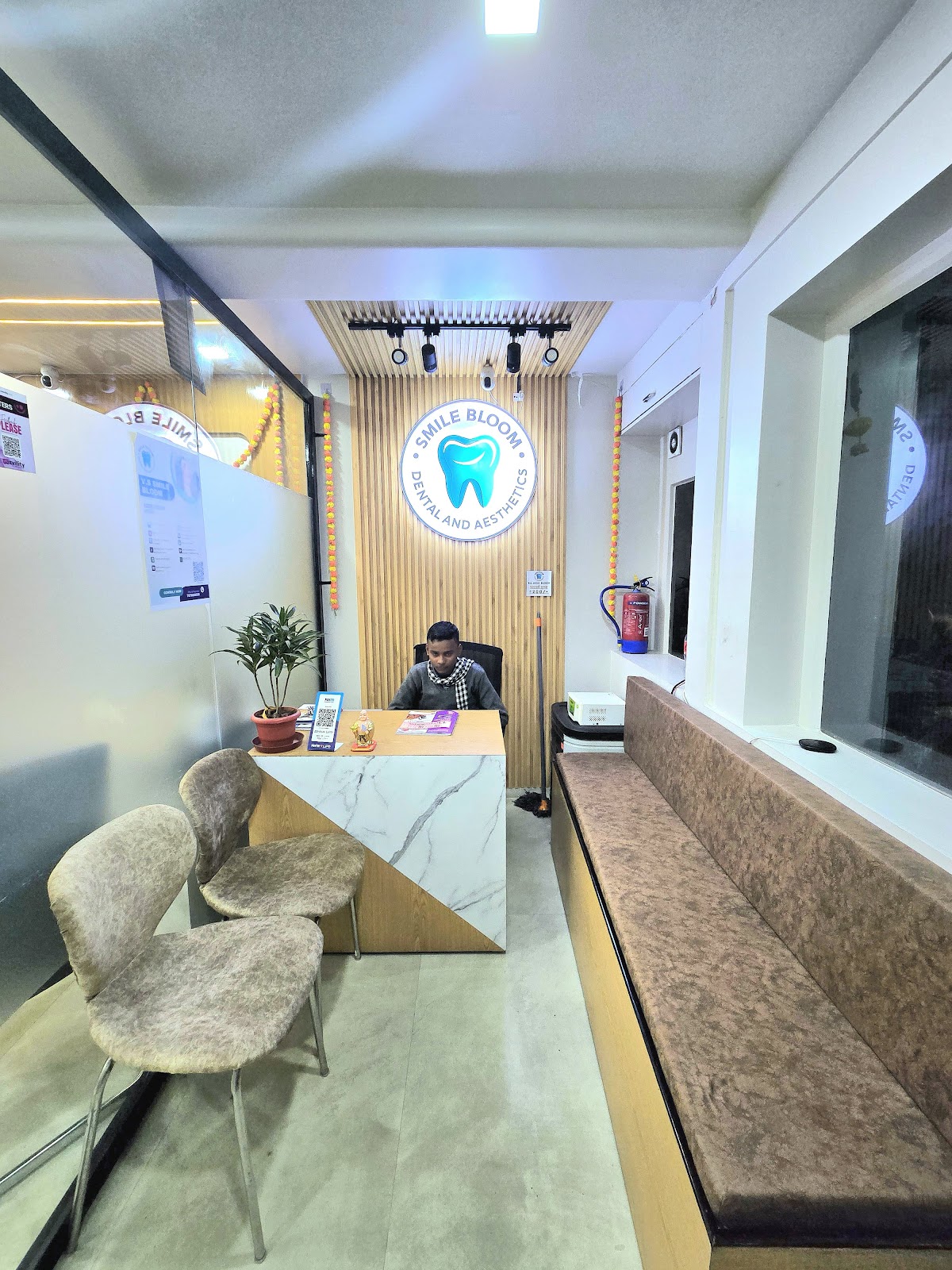 Reception and waiting area